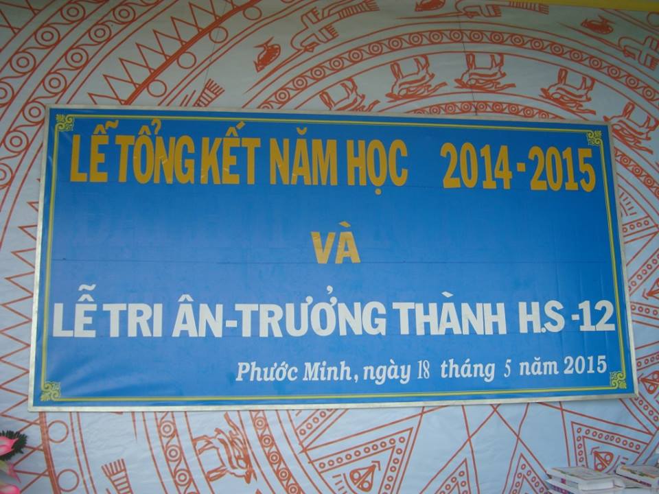 Lễ tổng kết và Tri ân trưởng thành cho học sinh khối 12 năm học 2014-2015